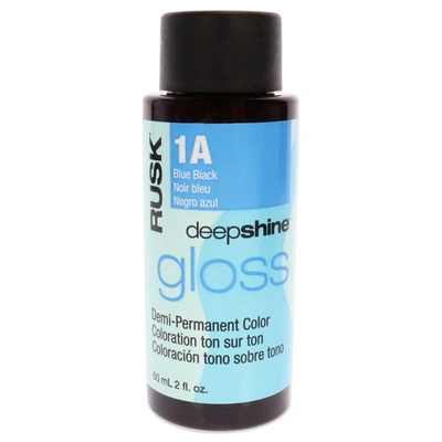 Shop Rusk Deepshine Gloss Demi-permanent Color - 1a Blue Black By  For Unisex - 2 oz Hair Color