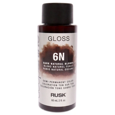 Shop Rusk Deepshine Gloss Demi-permanent Color - 6n Dark Natural Blonde By  For Unisex - 2 oz Hair Color