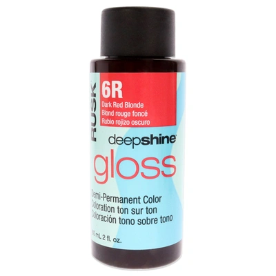 Shop Rusk Deepshine Gloss Demi-permanent Color - 6r Dark Red Blonde By  For Unisex - 2 oz Hair Color