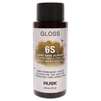 Shop Rusk Deepshine Gloss Demi-permanent Color - 6s Dark Sand Blonde By  For Unisex - 2 oz Hair Color