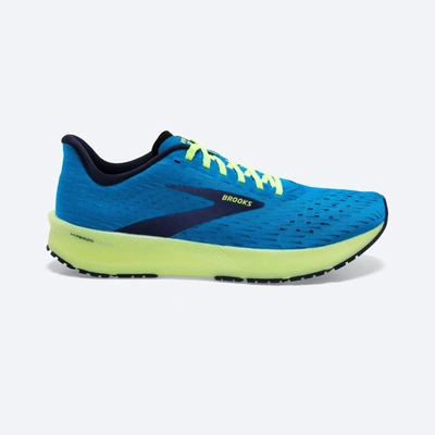 Shop Brooks Men's Hyperion Tempo Road-running Shoes - Medium/d Width In Blue/nightlife/peacoat