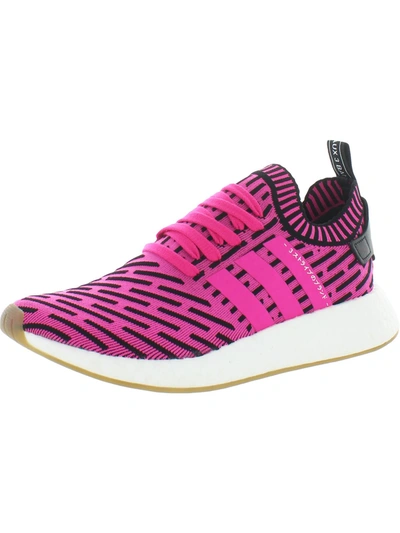 Shop Adidas Originals Nmd_r2 Primeknit Mens Primeknit Fitness Running Shoes In Pink