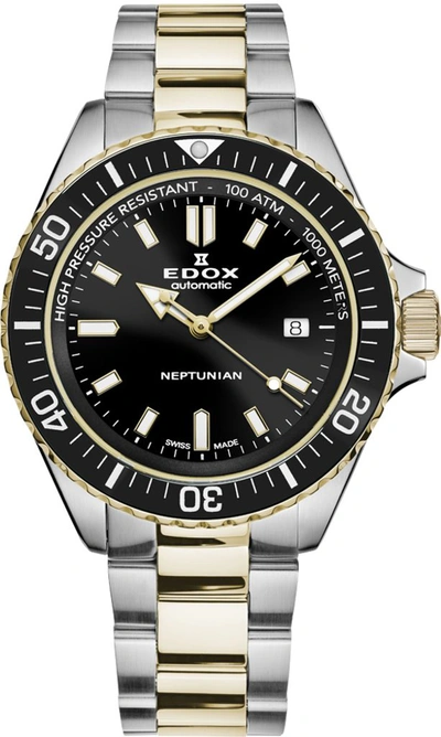 Shop Edox Men's Neptunian 44mm Automatic Watch In Multi