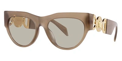 Shop Versace Women's 56mm Opal Brown Sunglasses In Multi
