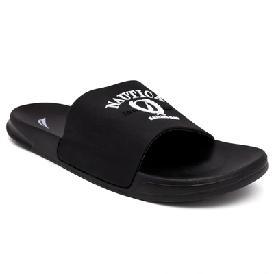 Shop Nautica Mens J-class Slide Sandal In Multi