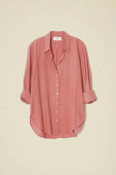 Shop Xirena Beau Shirt In Rosewood In Pink