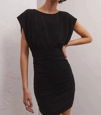 Shop Z Supply Fantine Sparkle Mini Dress In Black