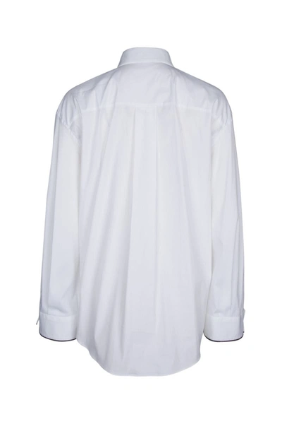 Shop Brunello Cucinelli Shirts In Bianco