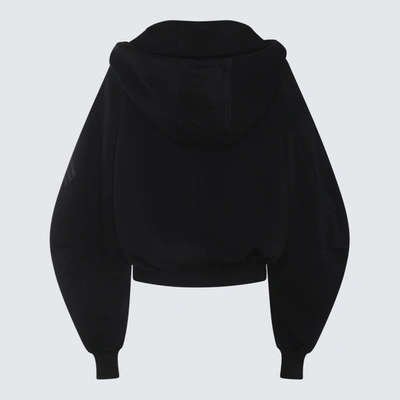 Shop Attico The  Black Cotton Sweatshirt