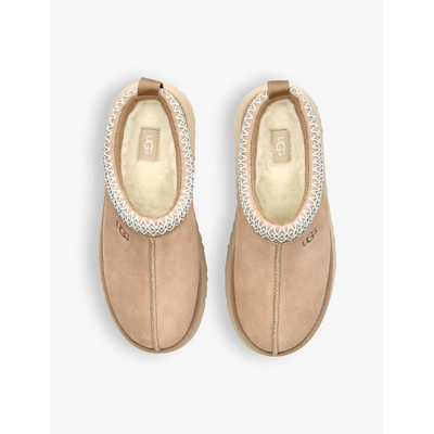 Ugg Sand Slipper With Logo Embroidery In Beige