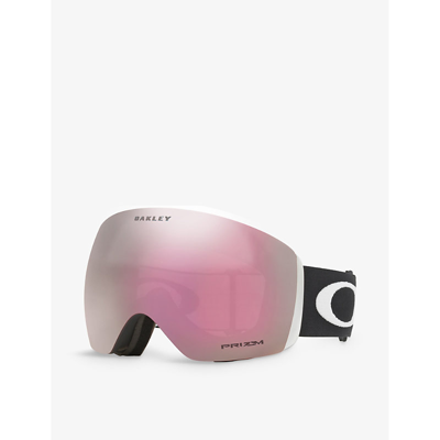 Oakley Womens Black Oo7050 Flight Deck™ L O_matter Snow Googles In Black