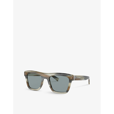 Dolce & Gabbana Dg4420 Square-frame Acetate Sunglasses In Grey