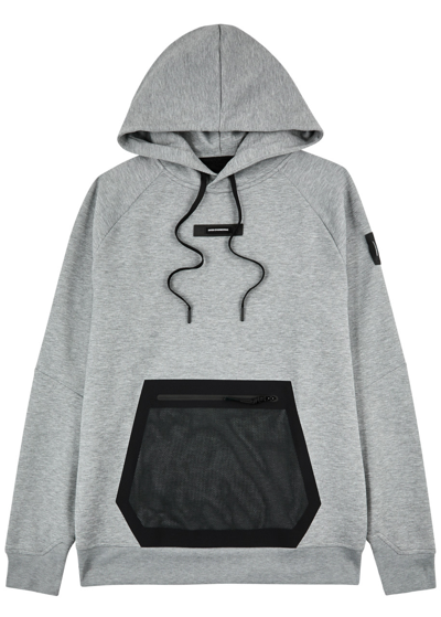 Shop On Running On Hooded Stretch-jersey Sweatshirt In Grey