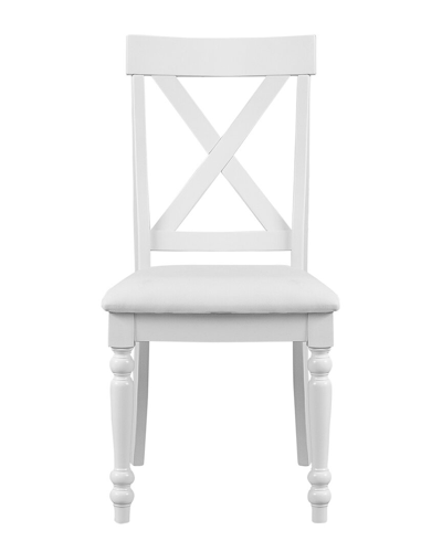 Shop Camden Isle Set Of 2 Philippe Dining Chair In White