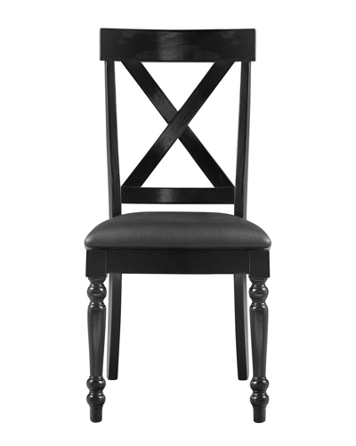 Shop Camden Isle Set Of 2 Philippe Dining Chair In Black