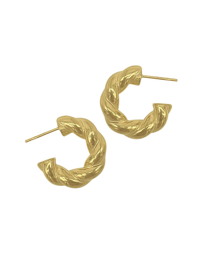 Shop Adornia 14k Plated Hoops