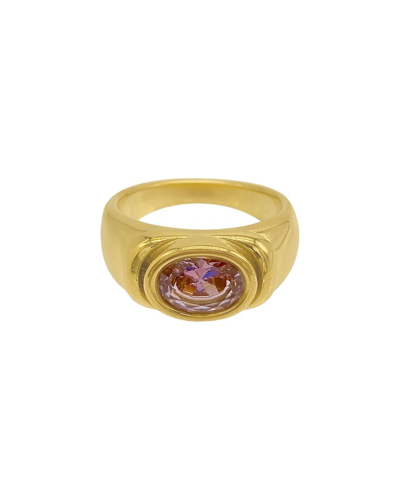 Shop Adornia 14k Plated Statement Ring