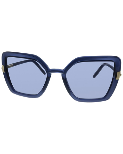 Shop Prada Women's Pr09ws 54mm Sunglasses In Blue
