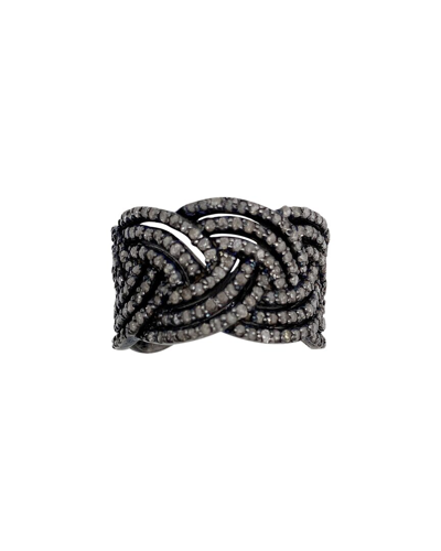 Shop Adornia Fine Jewelry Silver 0.80 Ct. Tw. Diamond Chubby Ring