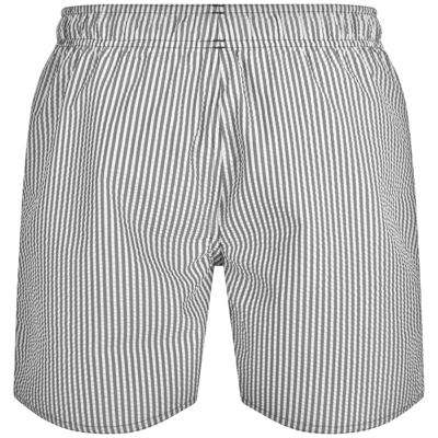 Shop Adidas Originals Adidas Stripey Classics Swim Shorts White