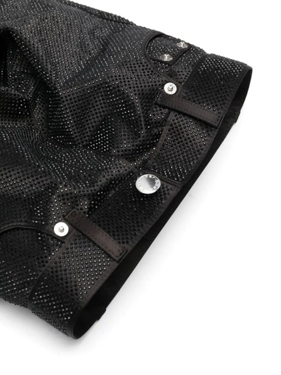 Shop Alexander Wang Crystal-embellished Tote Bag In Black