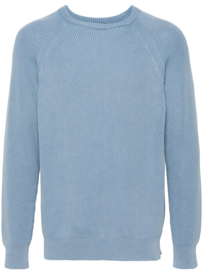 Shop Drumohr Crew-neck Sweater In Blue