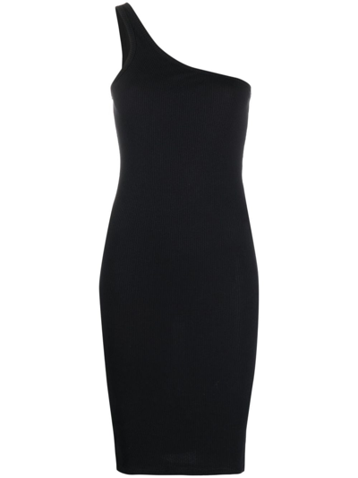 Shop Isabel Marant Cotton Jersey Dress In ブラック