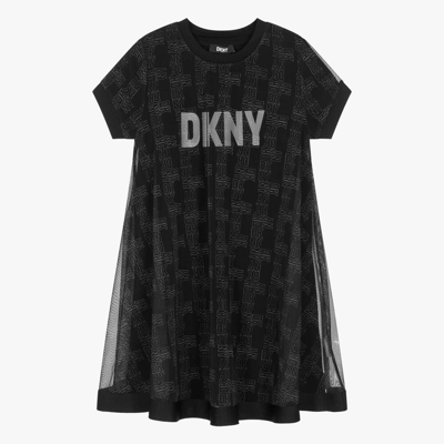 Shop Dkny Teen Girls Black 2-in-1 Dress