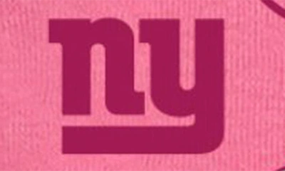 Shop Nfl X Disney Minnie Mouse Love My New York Giants Cotton Bodysuit In Dark Pink