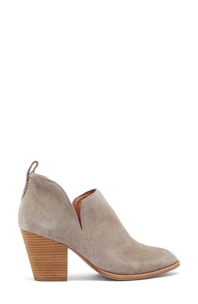 Shop Jeffrey Campbell Rosalee Bootie In Taupe Sued