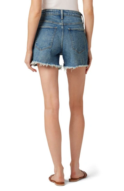 Joe's The Jessie Frayed High Waist Relaxed Denim Shorts In Not Your Babe