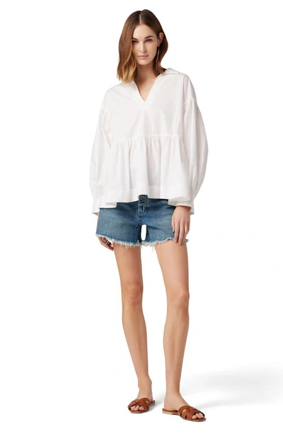 Joe's The Jessie Frayed High Waist Relaxed Denim Shorts In Not Your Babe