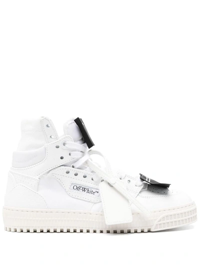 Shop Off-white 3.0 Off Court High-top Sneakers In White Black