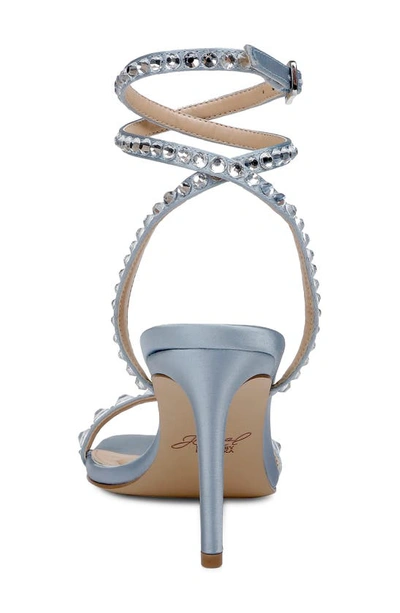 Shop Jewel Badgley Mischka Hosana Ankle Strap Sandal In Powder Blue