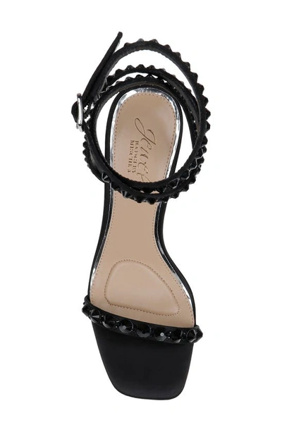 Shop Jewel Badgley Mischka Hosana Ankle Strap Sandal In Black