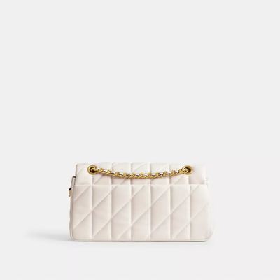 Coach Tabby Shoulder Bag 26 With Pillow Quilting In White