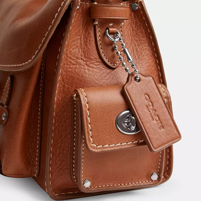 Coach Cargo Soft Tabby In Silver/burnished Amber