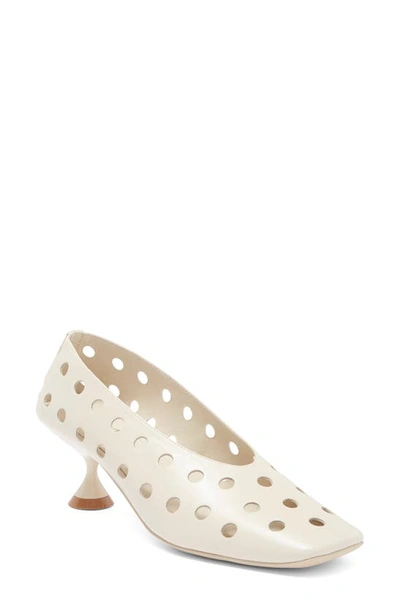 Shop Jeffrey Campbell Suckerpnch Perforated Pump In Ice