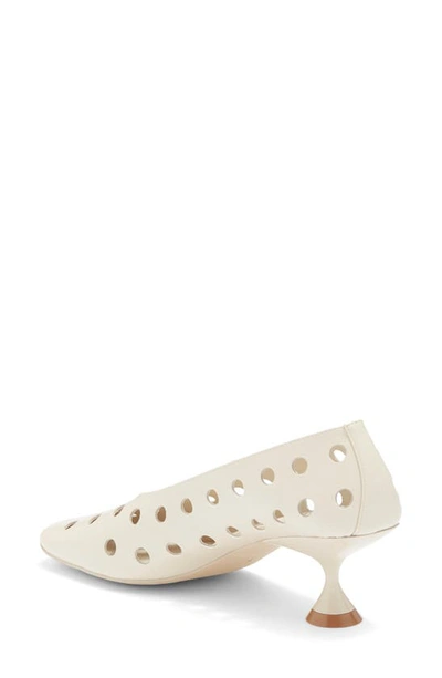 Shop Jeffrey Campbell Suckerpnch Perforated Pump In Ice