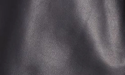 Shop Rick Owens Pocket Detail Lambskin Leather Shorts In Black