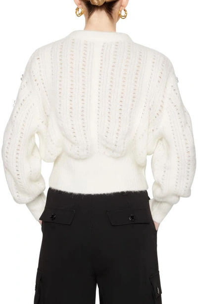Shop Rebecca Minkoff Cecilia Alpaca Blend Sweater In White