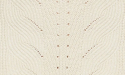 Shop Rebecca Minkoff Daisy Long Sleeve Sweater Minidress In Winter White