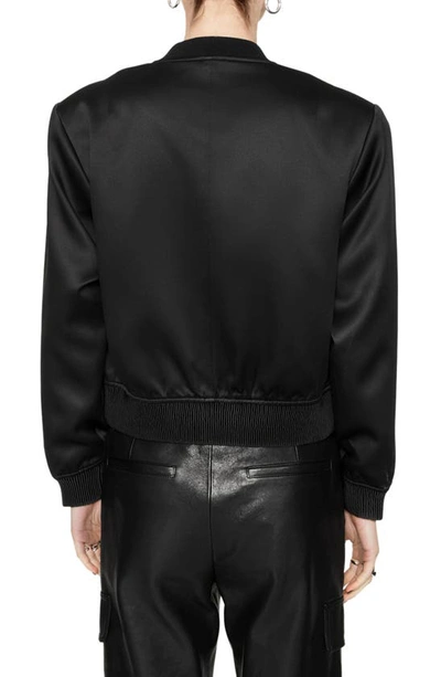 Shop Rebecca Minkoff Lucy Bomber Jacket In True Black