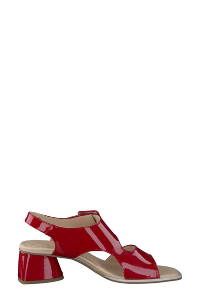 Shop Paul Green Tanya Slingback Sandal In Lipstick Patent