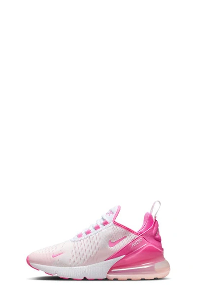 Shop Nike Kids' Air Max 270 Sneaker In White/ Playful Pink/ Pink Foam