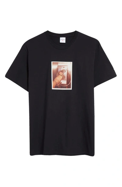 Shop Noah X Antonio Lopez Phone Photo Cotton Graphic T-shirt In Black