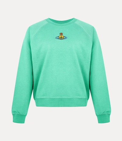 Shop Vivienne Westwood Raglan Sweatshirt In Opal