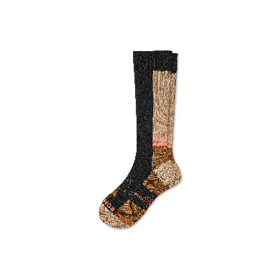 Shop Bombas Performance Compression Socks (20-30mmhg) In Black Khaki