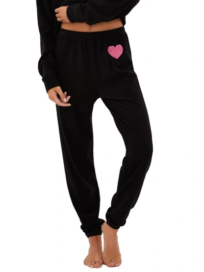 Shop Beach Riot Georgie Knit Lounge Sweatpants In Black