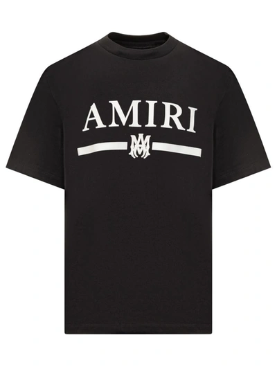 Shop Amiri T-shirt With Ma Bar Logo In Black